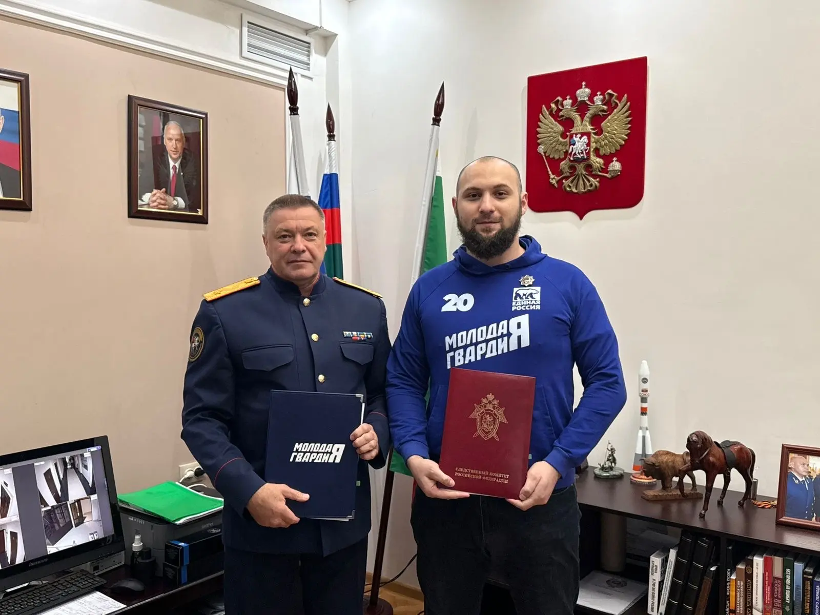 «молодая гвардия» подписала соглашение о сотрудничестве со следственным управлением следственного комитета россии по чеченской республике картинки мгер